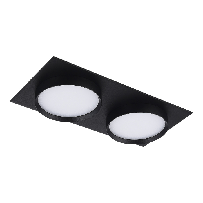 Светильник встраиваемый Черный GX53 2*50W IP20 L220xW109xH43 220V Без ламп ST258.408.02