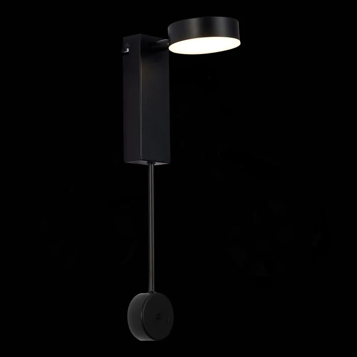 Светильник настенный ST-Luce Черный/Черный, Белый LED 1*9W 4000K SL6001.401.01