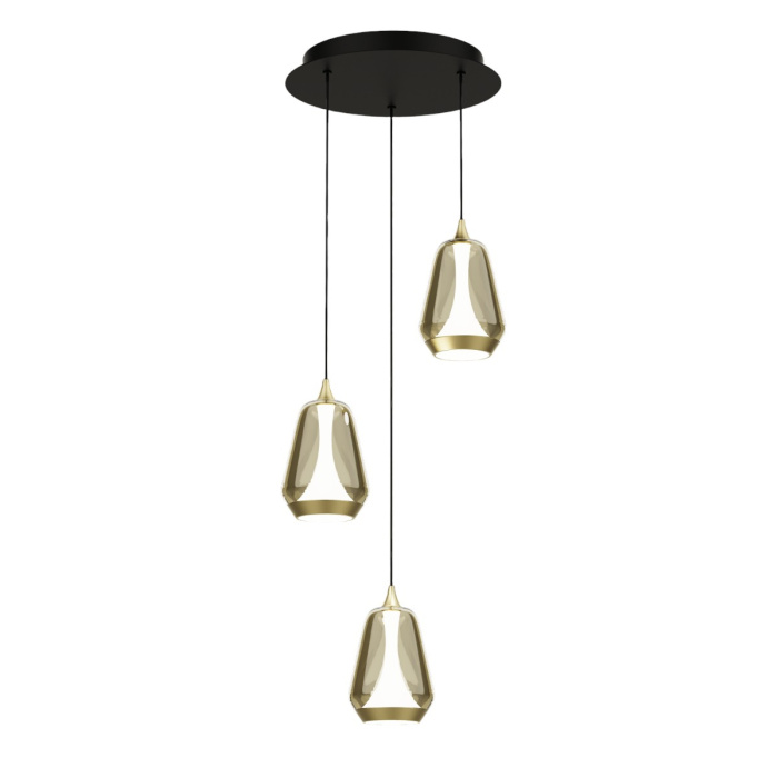 Подвесной светильник Delight Collection MD24001011 MD24001011-3A brass/champagne