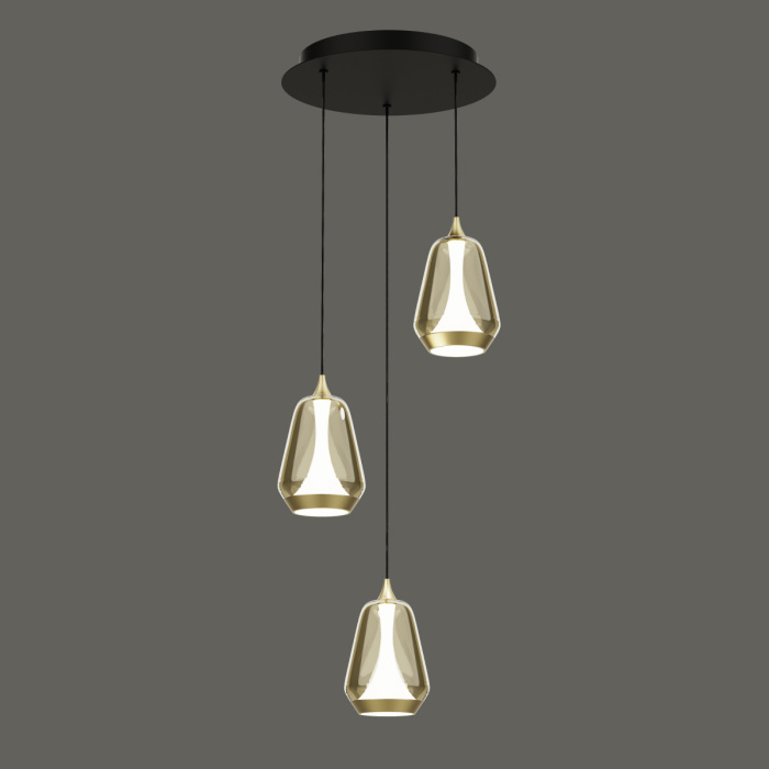 Подвесной светильник Delight Collection MD24001011 MD24001011-3A brass/champagne