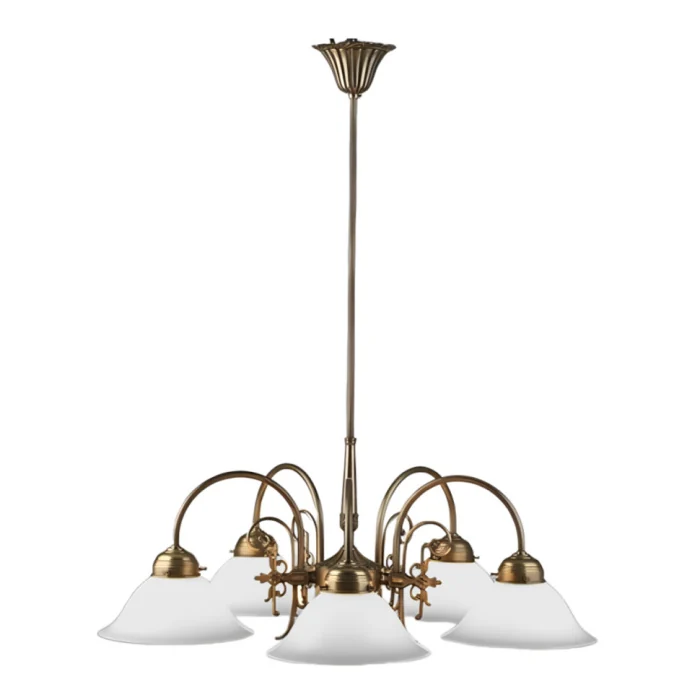 Люстра на штанге Berliner Messinglampen D35-22opB