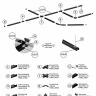Токопровод концевой Hesby Lighting Skylite 0003