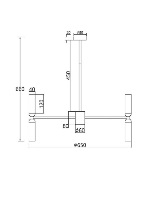 Люстра на штанге Maytoni Memory MOD177PL-12G