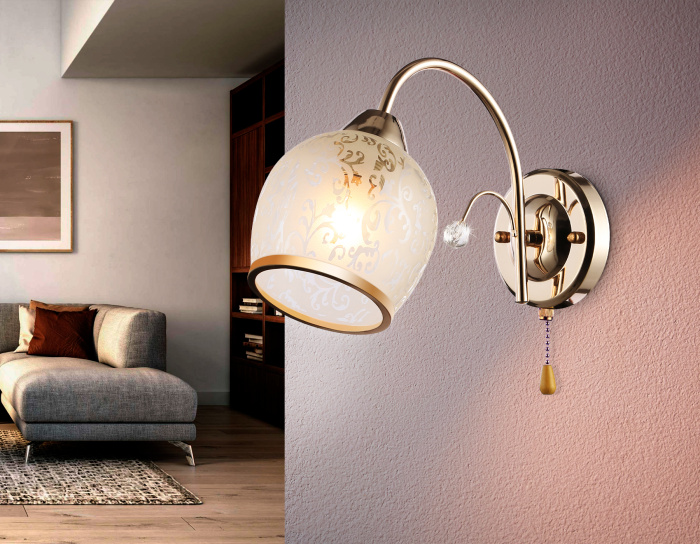 Настенный светильник с выключателем Ambrella light TR3195