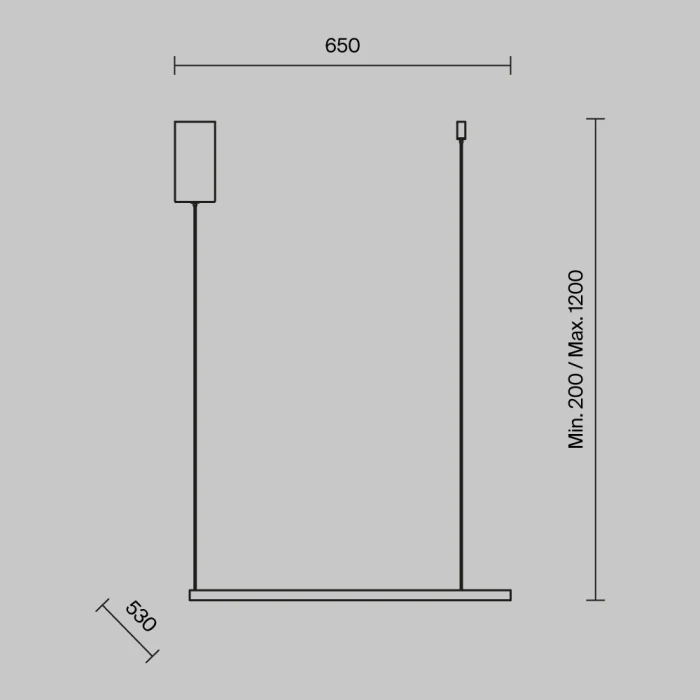 Подвесной светильник Maytoni Glint MOD072PL-L28BS3K