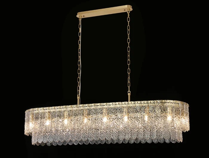 Подвесная люстра Newport Daisy 8370/140 C oval brass М0070732