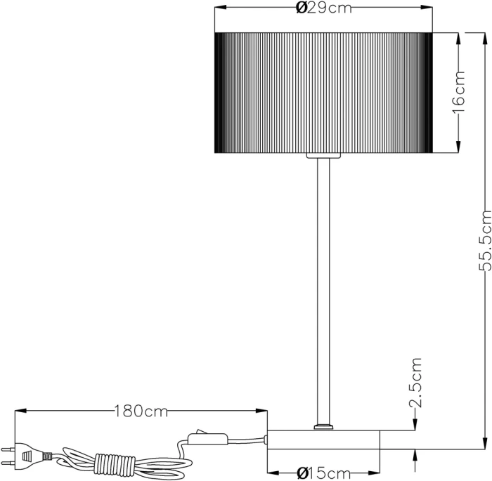 Декоративная настольная лампа Arte Lamp MALLORCA A1021LT-1SS