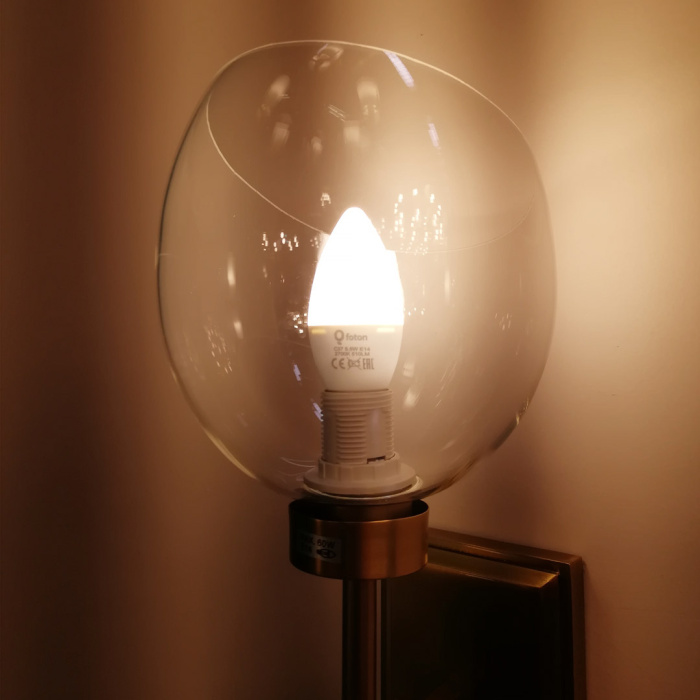 Бра Cloyd CASSADY-B W1 / выс. 49 см - латунь (арт.20113)