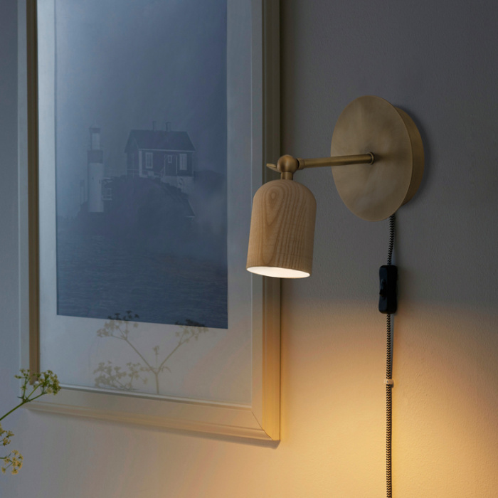 Бра PORI Dark wood ImperiumLoft