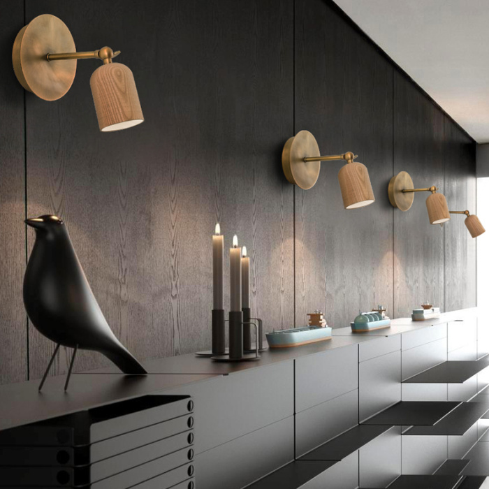 Бра PORI Dark wood ImperiumLoft