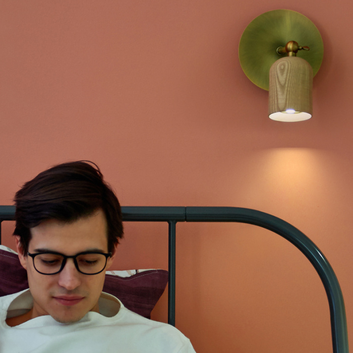 Бра PORI Dark wood ImperiumLoft