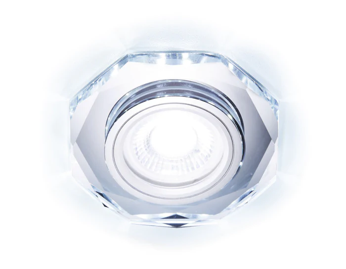 Встраиваемый точечный светильник MR16 со светодиодной подсветкой Ambrella light S213 CL