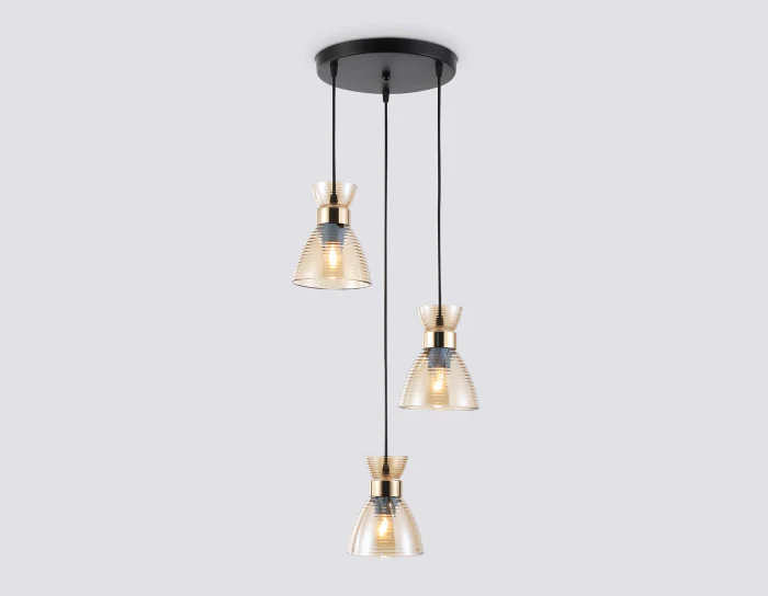 Светильник подвесной со стеклянными плафонами TRADITIONAL AMBRELLA LIGHT TR3405