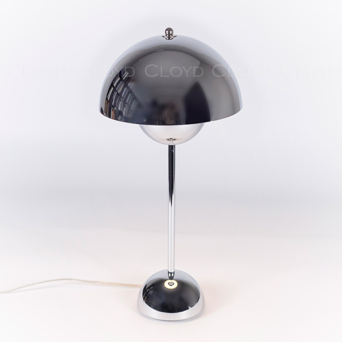 Настольная лампа Cloyd ERMA-B T1 / выс. 50 см - хром (арт.30132)