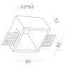 Светильники встраиваемые из гипса ST252.518.01 ST LUCE