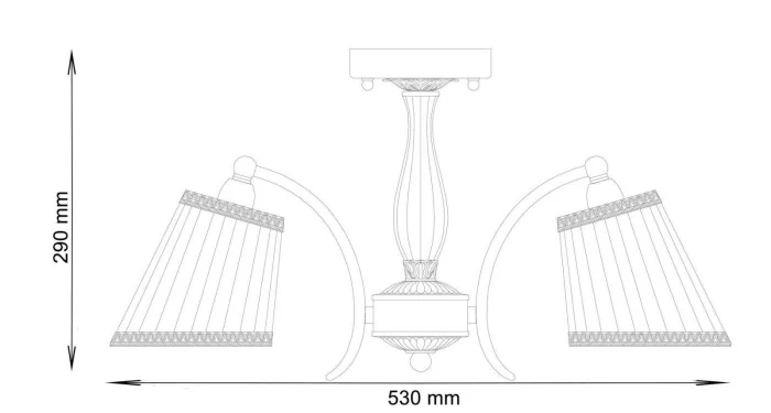 Люстра потолочная Lucia Tucci FIRMO 145.5 Ivory