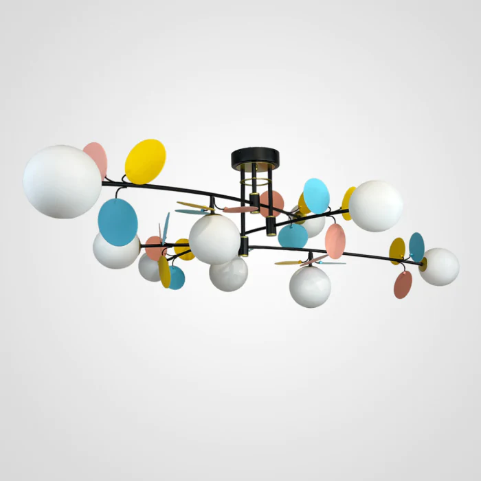 Потолочная люстра MATISSE B D120 Black Multicolor ImperiumLoft