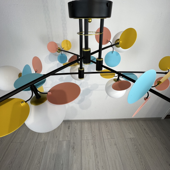 Потолочная люстра MATISSE B D120 Black Multicolor ImperiumLoft