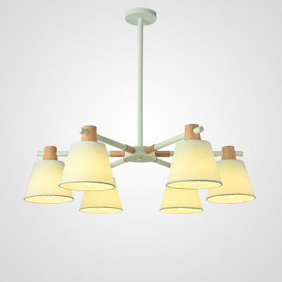 Потолочная люстра на штанге NATURA A BLUE 6 ImperiumLoft