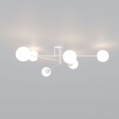 Потолочная люстра Eurosvet Netz 30181/6 белый Smart