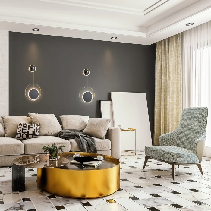 Настенный светильник HYPNOSIS ESCADA 10206/SG LED Black/Gold