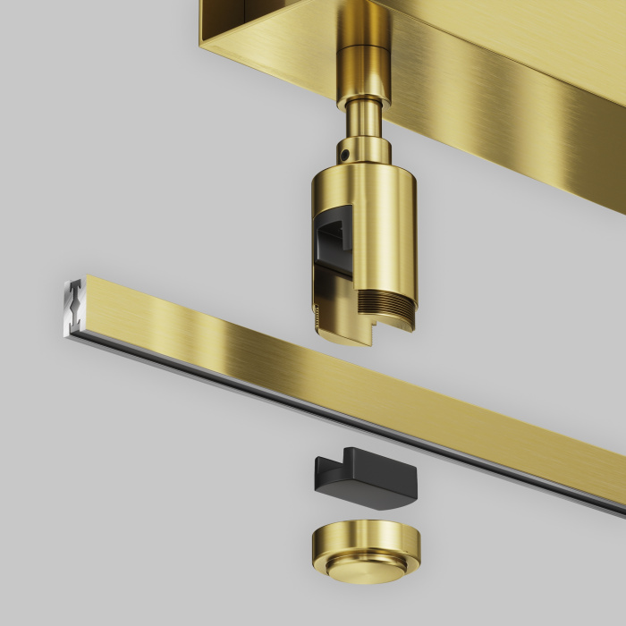 Основание потолочное для блока питания с вводом питания Maytoni TRA156C-BB1-BS