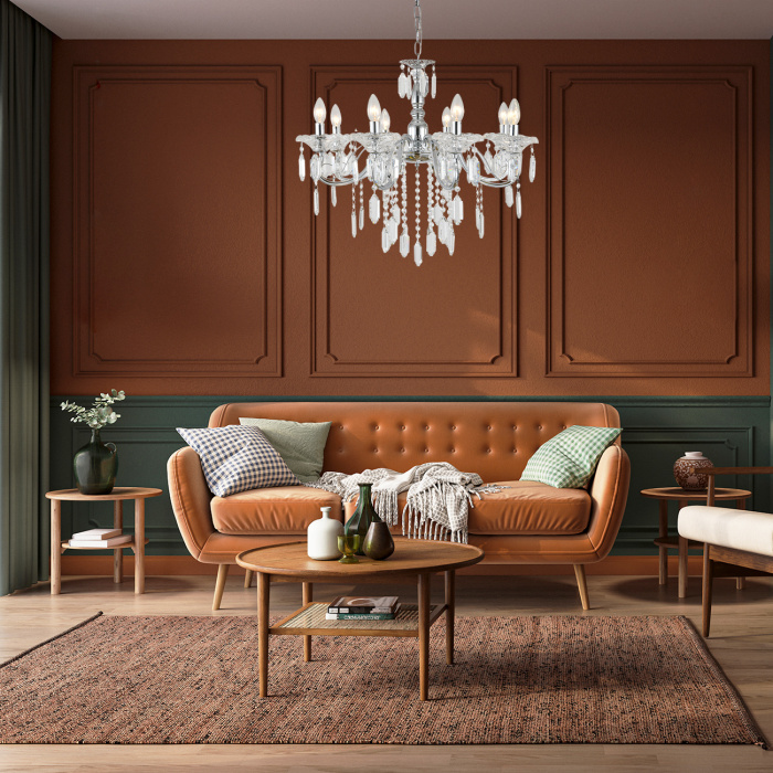 Подвесной светильник FANTAIL ESCADA 2111/8P Chrome