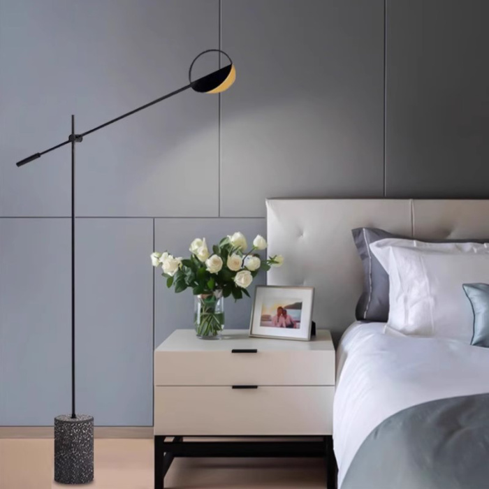 Торшер BOLIA LEAVES black ImperiumLoft