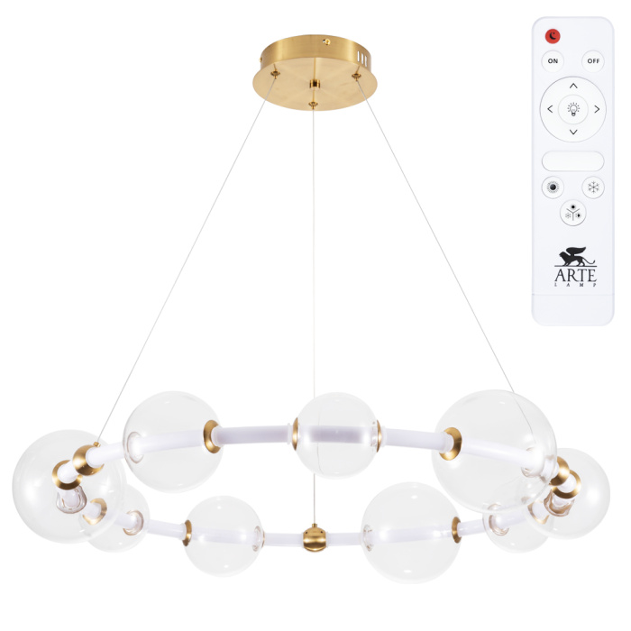 Подвесной светодиодный светильник Arte Lamp Crocus A2780LM-40PB