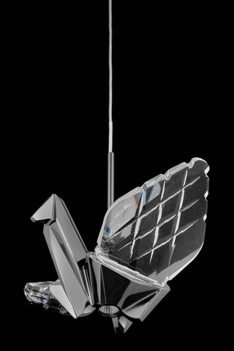 Подвесная люстра Leon Alma LE7706/17 Black Chrome