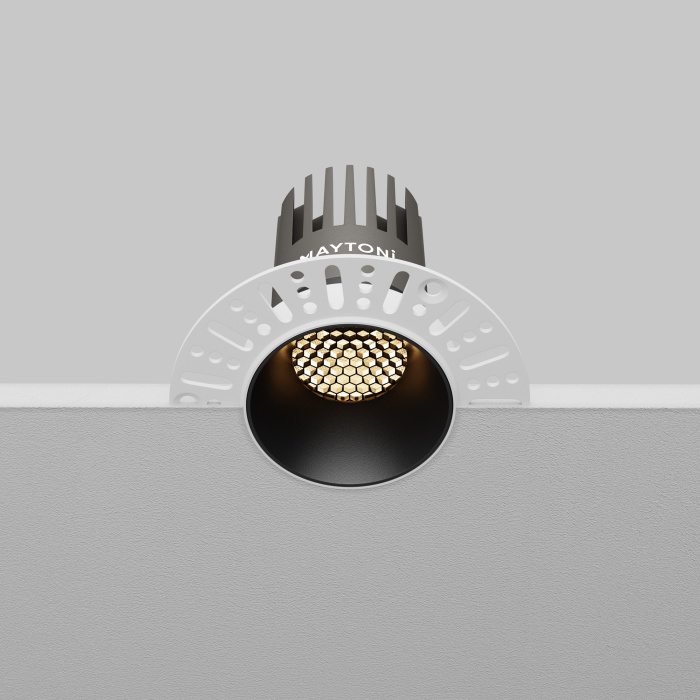 Встраиваемый светильник Maytoni Dip DL124-10W-3K-TRS-B