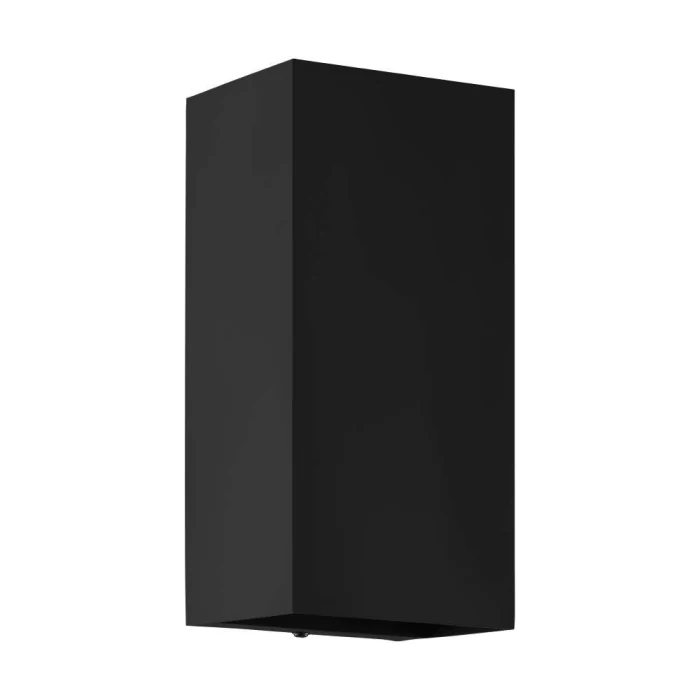 Уличный настенный светильник EREMITANA, LED GU10, 2X2,8W, 2X250lm, IP55, L110, H240, A110, сталь с цинковым покрытием, черный EGLO 900189