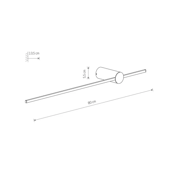 Настенный светильник Nowodvorski Saber Led Silk Olive M 11380