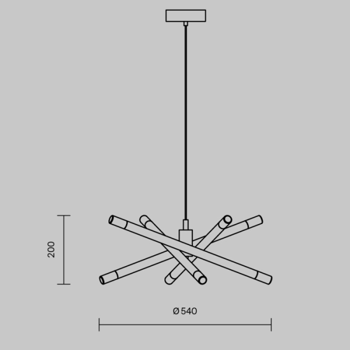 Подвесная люстра Freya Wands FR6130PL-L24B