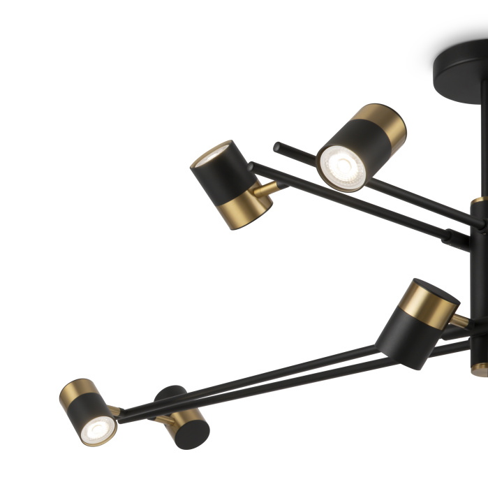 Люстра на штанге Freya Enzo FR5201PL-10B