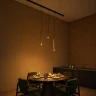 Магнитный трековый светильник Золотистый LED 1*7W 3000K 450Lm Ra90 36° IP20 D32xH307 48 ST682.336.07