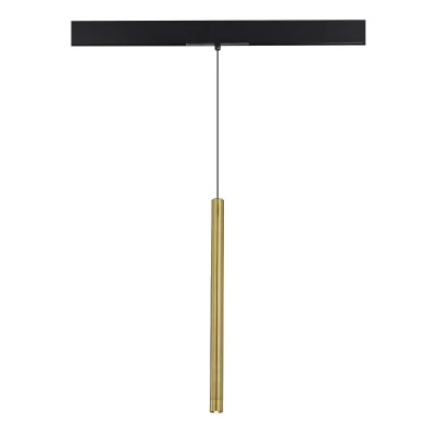 Магнитный трековый светильник Золотистый LED 1*7W 3000K 450Lm Ra90 36° IP20 D32xH307 48 ST682.336.07