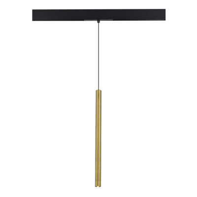 Магнитный трековый светильник Золотистый LED 1*7W 3000K 450Lm Ra90 36° IP20 D32xH307 48 ST682.336.07