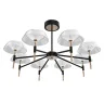 Подвесная люстра Delight Collection MD21001018 MD21001018-8A black/gold