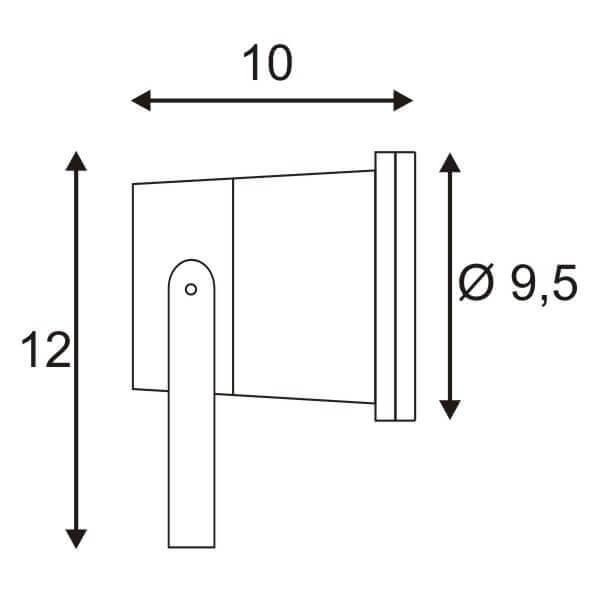 Грунтовый светильник SLV Nautilus Spike XL 227418