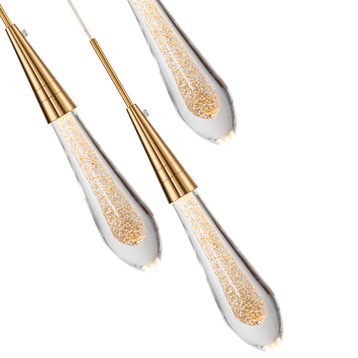 Подвесной светильник Delight Collection Pour DZ1018P-3 brass