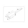 Ввод питания для шинопровода Magnetic Ultra Slim Ambrella light GV1262