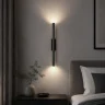 Светильник настенный ST-Luce Черный/Черный, Золотистый LED 2*2,5W 3000K SL6210.401.02