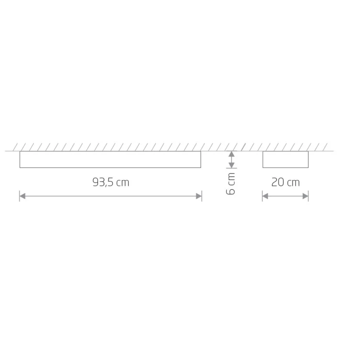 Потолочный cветильник Nowodvorski Soft Ceiling Led 90x20 Graphite 7531