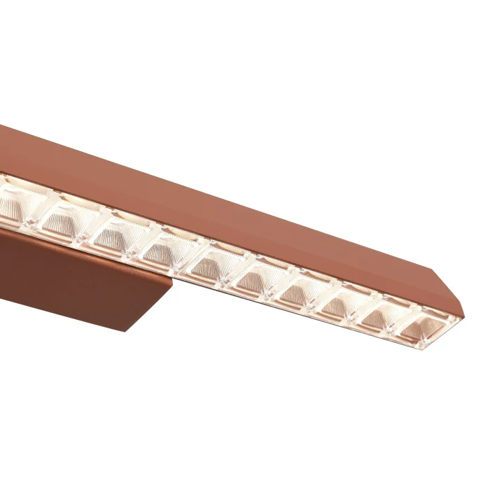 Светильник подвесной ST-Luce терракотовый/прозрачный LED 1*11W 4000K SL1018.623.01