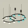 Комплект подвесного светильника Techno Ring с композитным хрусталем Ambrella light XR92091300