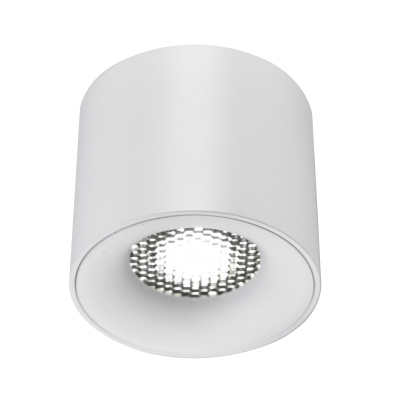 Светильник потолочный белый LED 1*10W 3000K 530Lm Ra 36° IP20 D80xH70 170-240VV ST761.533.10