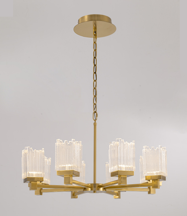 Подвесная люстра Delight Collection MD25020403 MD25020403-8A2 satin gold