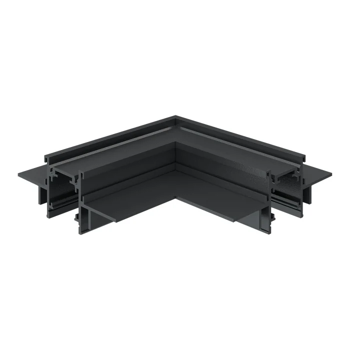 Угол-соединитель для встраиваемого магнитного шинопровода под ГКЛ 12мм ST-Luce Черный ST1007.429.12