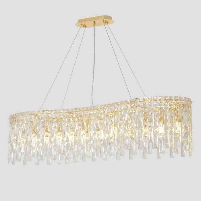 Подвесная люстра Crystal Lux ABRIL SP12 L1200 GOLD